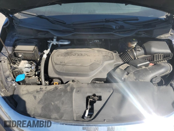 2022 Honda Odyssey EX-L with VIN 5FNRL6H73NB021145, listed as a Copart auction lot 46609265 with 31,493 mi miles and Salvage Title. Bid and sale history available at DreamBid. Image 12.