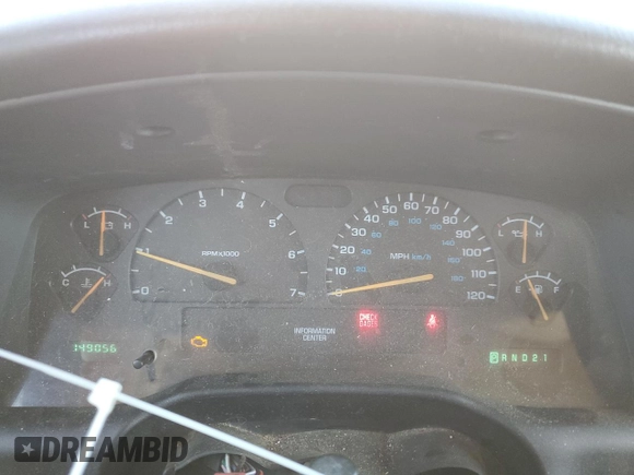2001 Dodge Dakota with VIN 1B7FL26XX1S119536, listed as a Copart auction lot 78751454 with 149,056 mi miles and Clean Title. Bid and sale history available at carsss.com. Image 9.
