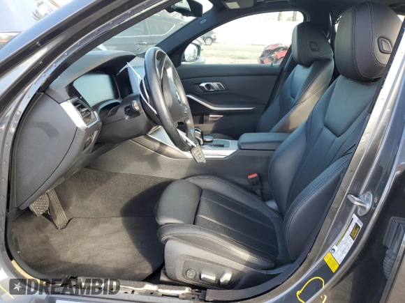 2022 BMW 3 Series 330i with VIN 3MW5R1J01N8C41916, listed as a Copart auction lot 89118305 with 20,149 mi miles and Salvage Title. Bid and sale history available at carsss.com. Image 7.