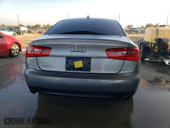 2015 Audi A6 2.0T Premium with VIN WAUCFAFC9FN013874, listed as a Copart auction lot 48840633 with 0 mi miles. Bid and sale history available at carsss.com. Image 6.