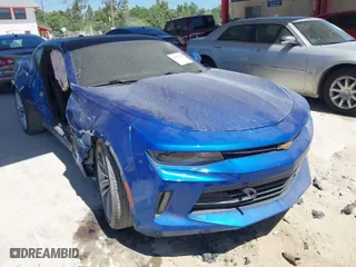 2017 Chevrolet Camaro 1LT with VIN 1G1FB1RS6H0197503, listed as a IAAI auction lot 41843221 with 77,385 mi miles. Bid and sale history available at carsss.com. Image 1.