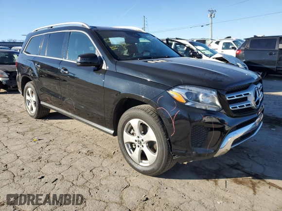 2018 Mercedes-Benz GLS 450 with VIN 4JGDF6EE3JB100554, listed as a Copart auction lot 80287543 with 120,206 mi miles and . Bid and sale history available at DreamBid. Image 4.