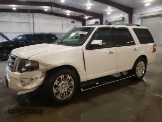 2013 Ford Expedition Limited с VIN 1FMJU2A54DEF00083, выставлен на аукционе Copart как лот 57839635 с пробегом 191 709 миль миль и Списание • Salvage title. История ставок и продаж доступна на DreamBid. Изображение 1.