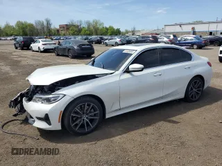 2021 BMW 3 Series 330i xDrive z VIN 3MW5R7J0XM8B93091, wystawiony jako Copart lot #55408505 z przebiegiem 49 164 mil mil oraz Szkoda całkowita • Salvage title. Historia ofert i sprzedaży dostępna na DreamBid. Obrazek 1.