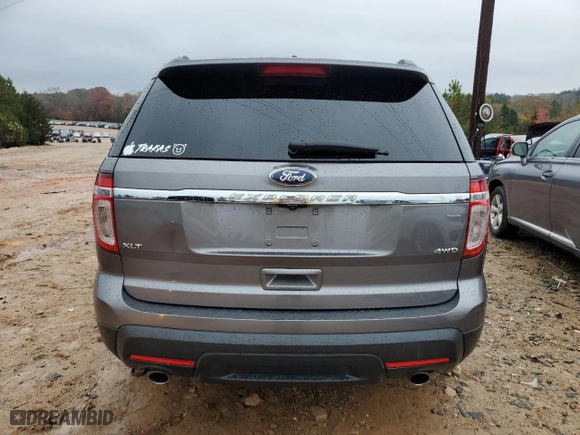 2014 Ford Explorer XLT with VIN 1FM5K8D86EGB07627, listed as a Copart auction lot 81572064 with NaN miles and Salvage Title. Bid and sale history available at carsss.com. Image 6.