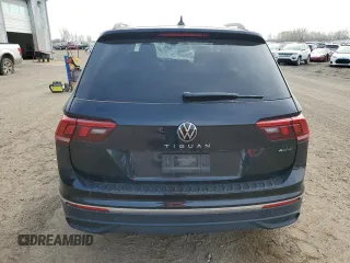 2024 Volkswagen Tiguan S with VIN 3VVFB7AX7RM164477, listed as a Copart auction lot 53334065 with 4,651 mi miles and Non repairable. Bid and sale history available at DreamBid. Image 6.