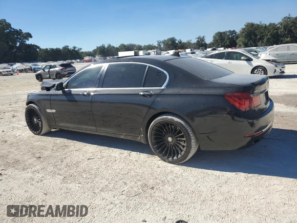2015 BMW 7 Series 740Li xDrive with VIN WBAYF4C50FD874041, listed as a Copart auction lot 81666074 with 156,802 mi miles and Salvage Title. Bid and sale history available at carsss.com. Image 2.