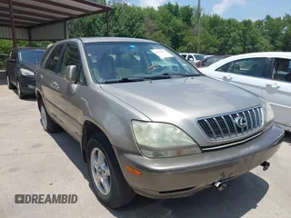 2001 Lexus RX 300 with VIN JTJGF10U210084035, listed as a IAAI auction lot 42683281 with 194,053 mi miles and . Bid and sale history available at DreamBid. Image 1.