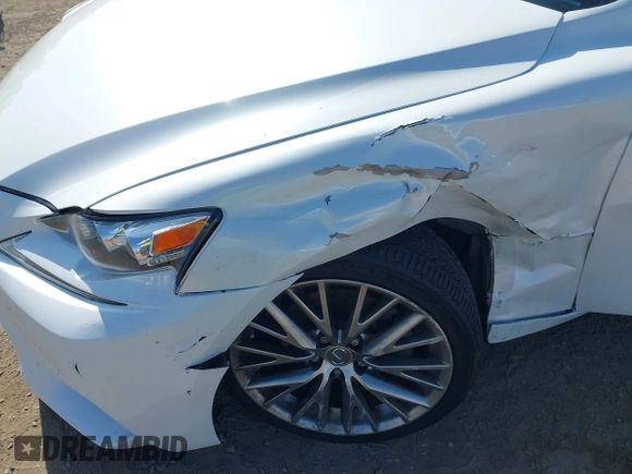 2015 Lexus IS 250 with VIN JTHBF1D25F5069558, listed as a IAAI auction lot 42664732 with 47,263 mi miles and . Bid and sale history available at DreamBid. Image 6.