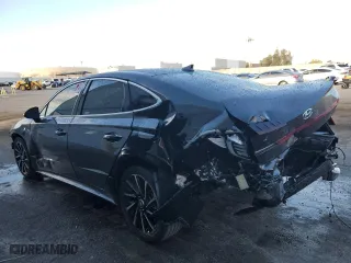 2020 Hyundai Sonata SEL Plus with VIN 5NPEJ4J28LH044894, listed as a Copart auction lot 48592745 with 81,934 mi miles and Salvage Title. Bid and sale history available at carsss.com. Image 2.