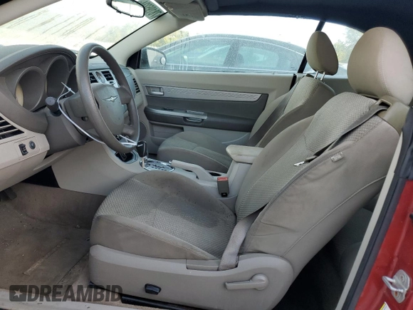 2008 Chrysler Sebring LX with VIN 1C3LC45K18N231952, listed as a Copart auction lot 78195234 with 0 mi miles and Salvage Title. Bid and sale history available at carsss.com. Image 7.