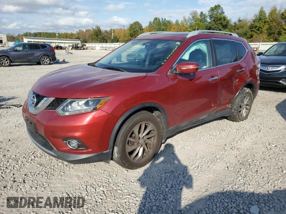 2014 Nissan Rogue SL with VIN 5N1AT2MV2EC835936, listed as a Copart auction lot 78855544 with 0 mi miles and Salvage Title. Bid and sale history available at carsss.com. Image 1.