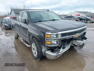 2015 Chevrolet Silverado 1500 LT with VIN 1GCVKREC8FZ361181, listed as a IAAI auction lot 41449096 with 129,811 mi miles. Bid and sale history available at carsss.com. Image 1.