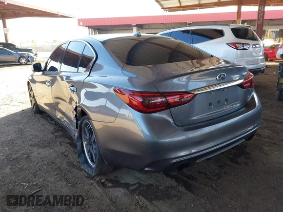 2020 Infiniti Q50 Luxe with VIN JN1EV7AP8LM200197, listed as a IAAI auction lot 42270721 with 66,978 mi miles and . Bid and sale history available at DreamBid. Image 3.