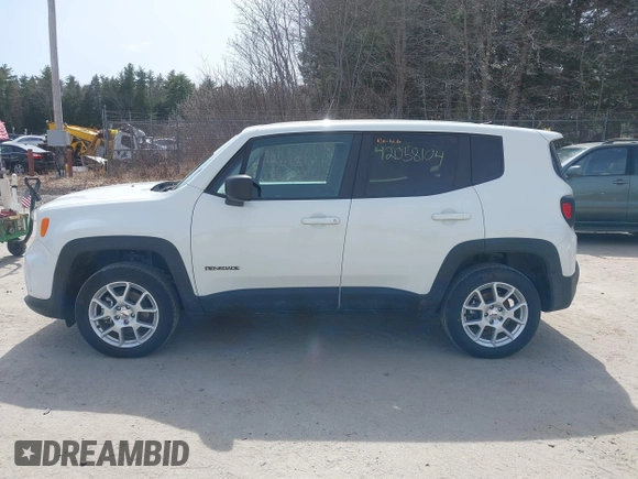 2023 Jeep Renegade Upland with VIN ZACNJDB19PPP67153, listed as a IAAI auction lot 42058104 with 26,173 mi miles. Bid and sale history available at carsss.com. Image 14.