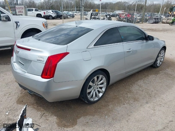 2017 Cadillac ATS Coupe Luxury RWD with VIN 1G6AB1RX4H0201743, listed as a IAAI auction lot 41675124 with 69,306 mi miles. Bid and sale history available at carsss.com. Image 4.