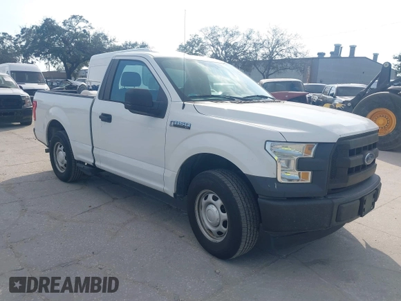 2017 Ford F-150 XL with VIN 1FTMF1C88HFC37836, listed as a IAAI auction lot 41464606 with 195,399 mi miles. Bid and sale history available at carsss.com. Image 1.