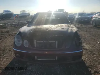 2005 Mercedes-Benz E-Class 5.5L AMG with VIN WDBUF76J25A740142, listed as a Copart auction lot 46810995 with 0 mi miles and Salvage Title. Bid and sale history available at carsss.com. Image 5.