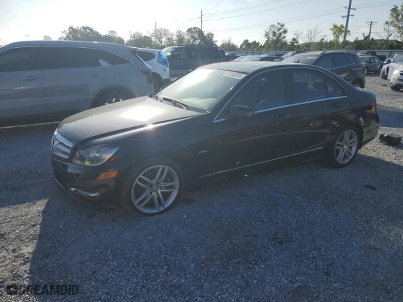 2012 Mercedes-Benz C-Class C 250 Sport with VIN WDDGF4HB0CA642541, listed as a Copart auction lot 51630215 with 80,254 mi miles and Clean Title. Bid and sale history available at carsss.com. Image 1.