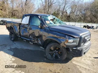 2021 Ram 1500 Classic Warlock with VIN 1C6RR7GT0MS514972, listed as a Copart auction lot 87411624 with 0 mi miles and Salvage Title. Bid and sale history available at carsss.com. Image 4.