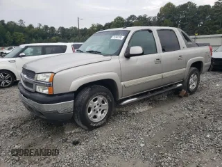 2005 Chevrolet Avalanche Z71 with VIN 3GNEK12Z35G271792, listed as a Copart auction lot 71290704 with 326,914 mi miles and Salvage Title. Bid and sale history available at carsss.com. Image 1.