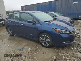 2018 Nissan LEAF S with VIN 1N4AZ1CPXJC307996, listed as a Copart auction lot 55135345 with 73,770 mi miles and Clean Title. Bid and sale history available at DreamBid. Image 4.