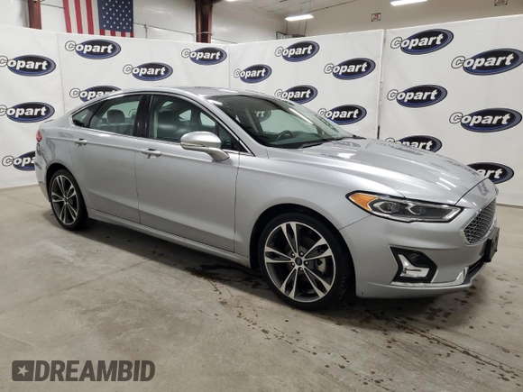 2020 Ford Fusion Titanium with VIN 3FA6P0K93LR193398, listed as a Copart auction lot 54549335 with 117,785 mi miles and Clean title. Bid and sale history available at DreamBid. Image 4.