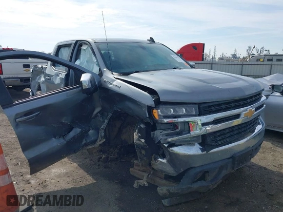 2020 Chevrolet Silverado 1500 LT with VIN 3GCPWCED4LG281018, listed as a IAAI auction lot 41605889 with 91,191 mi miles. Bid and sale history available at carsss.com. Image 1.