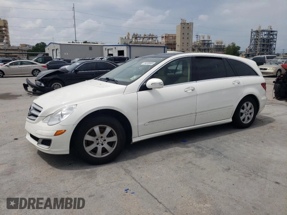 2007 Mercedes-Benz R 3.5L with VIN 4JGCB65E27A041423, listed as a Copart auction lot 54538665 with 94,015 mi miles and Salvage title. Bid and sale history available at DreamBid. Image 1.