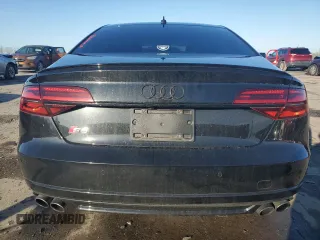 2016 Audi S8 Plus with VIN WUAJ5AFD4GN900308, listed as a Copart auction lot 43909715 with 84,166 mi miles and Salvage Title. Bid and sale history available at carsss.com. Image 6.