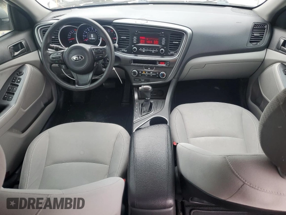 2015 Kia Optima LX with VIN 5XXGM4A72FG399488, listed as a Copart auction lot 54783375 with 184,474 mi miles and Clean title. Bid and sale history available at DreamBid. Image 8.