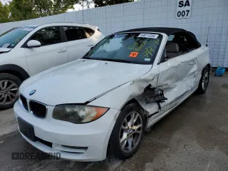 2008 BMW 1 Series 128i with VIN WBAUL73598VE86251, listed as a Copart auction lot 64811234 with Not Provided miles and Salvage Title. Bid and sale history available at carsss.com. Image 1.