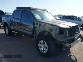 2011 Toyota Tacoma PreRunner with VIN 3TMJU4GN4BM114858, listed as a IAAI auction lot 41976639 with 296,849 mi miles and . Bid and sale history available at DreamBid. Image 1.