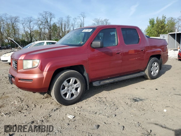2006 Honda Ridgeline RTL with VIN 2HJYK16506H538591, listed as a Copart auction lot 53817695 with 197,996 mi miles and Salvage Title. Bid and sale history available at DreamBid. Image 1.