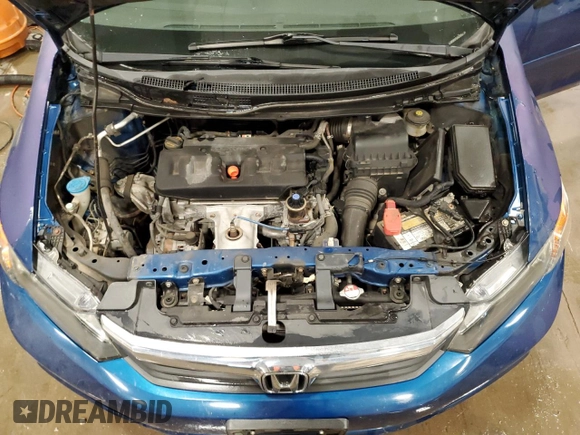 2012 Honda Civic EX with VIN 19XFB2F89CE029795, listed as a Copart auction lot 55648145 with 131,769 mi miles and Non Repairable. Bid and sale history available at DreamBid. Image 11.