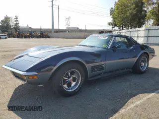 1972 Chevrolet Corvette z VIN 1Z67K2S510901, wystawiony jako Copart lot #60161955 z przebiegiem 63 129 mil mil oraz Czysty tytuł • Clean title. Historia ofert i sprzedaży dostępna na DreamBid. Obrazek 1.