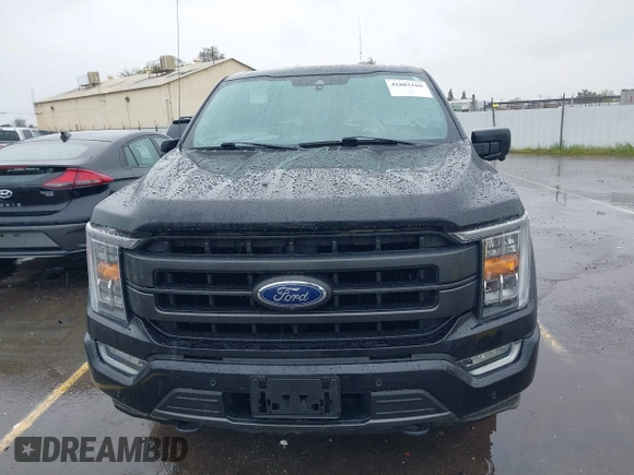 2021 Ford F-150 XL with VIN 1FTFW1E85MFA61098, listed as a IAAI auction lot 41802160 with 1 mi miles. Bid and sale history available at carsss.com. Image 11.