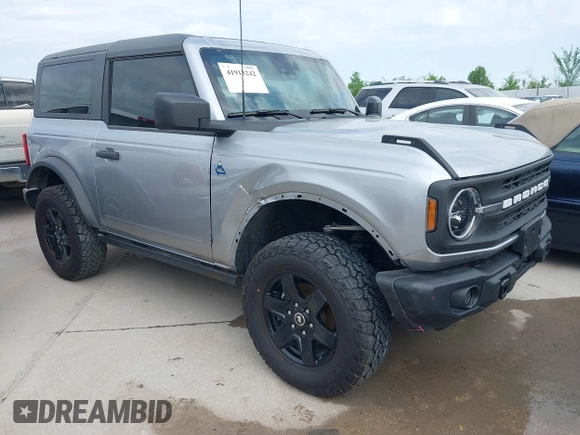 2024 Ford Bronco Black Diamond with VIN 1FMDE1AH6RLA22976, listed as a IAAI auction lot 41913242 with 13,307 mi miles. Bid and sale history available at carsss.com. Image 1.