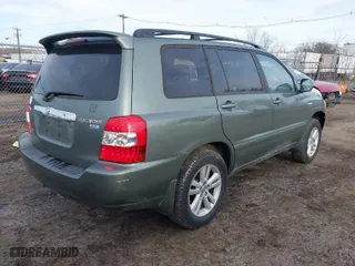 2007 Toyota Highlander Hybrid with VIN JTEHW21A170043868, listed as a IAAI auction lot 41679643 with 213,509 mi miles. Bid and sale history available at carsss.com. Image 4.