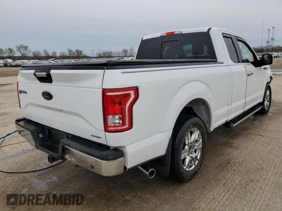 2016 Ford F-150 XL with VIN 1FTEX1CF9GKF31784, listed as a Copart auction lot 51789195 with 39,758 mi miles and Salvage Title. Bid and sale history available at carsss.com. Image 3.