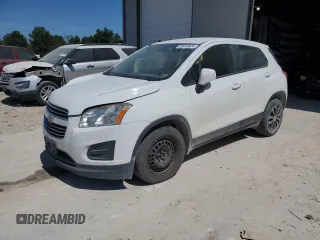 2016 Chevrolet Trax LS with VIN 3GNCJKSB2GL260232, listed as a Copart auction lot 69814824 with 0 mi miles and Salvage Title. Bid and sale history available at carsss.com. Image 1.