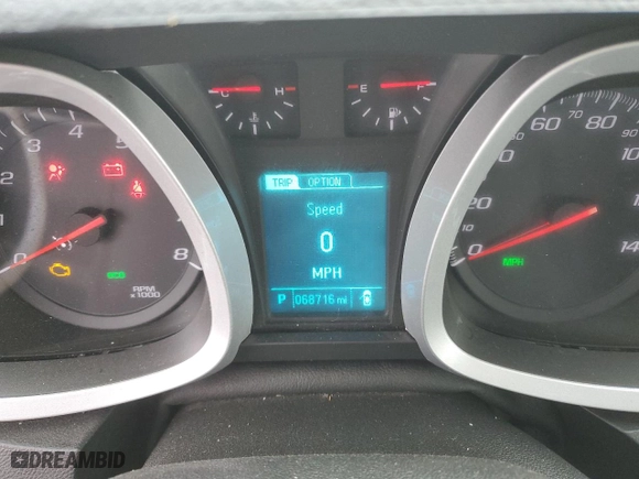 2017 Chevrolet Equinox LS with VIN 2GNFLEEK4H6272750, listed as a Copart auction lot 85853334 with 68,716 mi miles and Salvage Title. Bid and sale history available at carsss.com. Image 9.