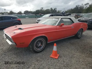 1972 Ford Mustang z VIN 2F03F214245, wystawiony jako Copart lot #77535234 z przebiegiem 77 547 mil mil oraz Szkody całkowita. Historia ofert i sprzedaży dostępna na DreamBid. Obrazek 1.