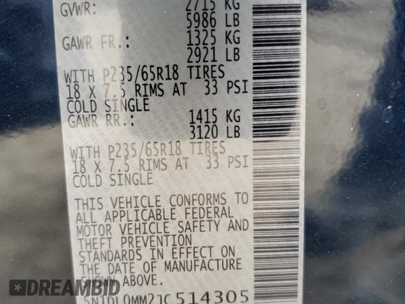 2018 Infiniti QX60 with VIN 5N1DL0MM2JC514305, listed as a Copart auction lot 52898375 with 87,131 mi miles and Salvage Title. Bid and sale history available at DreamBid. Image 13.