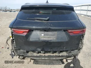 2022 Jaguar F-Pace S with VIN SADCJ2EX4NA702078, listed as a Copart auction lot 47870355 with 55,530 mi miles and Salvage title. Bid and sale history available at DreamBid. Image 6.