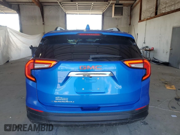 2024 GMC Terrain SLE with VIN 3GKALMEG0RL130101, listed as a Copart auction lot 58255165 with 9,511 mi miles and Salvage title. Bid and sale history available at DreamBid. Image 6.