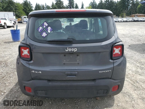 2021 Jeep Renegade Freedom with VIN ZACNJDAB7MPN34684, listed as a Copart auction lot 65636155 with Not provided miles and Clean title. Bid and sale history available at DreamBid. Image 6.