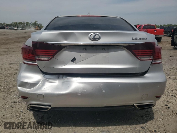 2017 Lexus LS 460 with VIN JTHBL5EF7H5143941, listed as a Copart auction lot 54297805 with 120,222 mi miles and Salvage title. Bid and sale history available at DreamBid. Image 6.