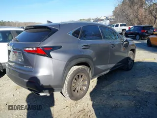 2017 Lexus NX with VIN JTJYARBZ7H2079423, listed as a IAAI auction lot 41615748 with 138,502 mi miles. Bid and sale history available at carsss.com. Image 4.