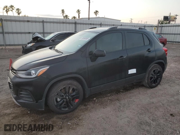 2020 Chevrolet Trax LT with VIN 3GNCJLSB4LL301220, listed as a Copart auction lot 53559365 with 45,793 mi miles and Salvage title. Bid and sale history available at DreamBid. Image 1.